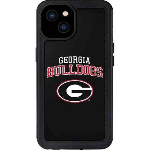 University of Georgia Bulldogs iPhone 15 Plus Waterproof Case